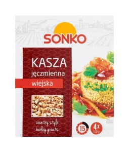 Sonko Kasza jęczmienna wiejska 400 g (4 x 100 g)