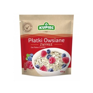 Kupiec Płatki owsiane zwykłe 400 g