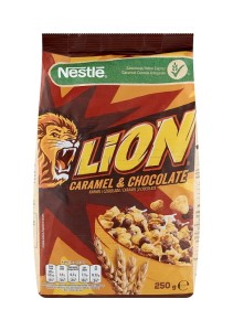 Nestle platki lion 250g.