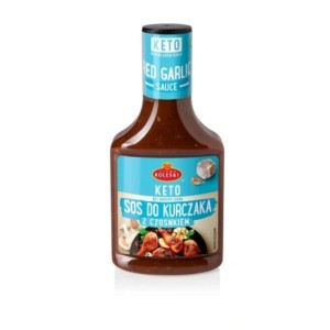Roleski sos do kurczaka z czosnkiem keto 325g.