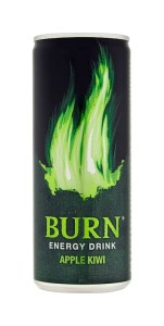 Burn Apple Kiwi Gazowany napój energetyczny 250 ml