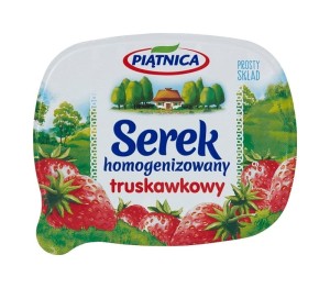 Piątnica Serek homogenizowany truskawkowy 150g