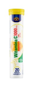 Kruger tabletki musujace witamina C 100MG 80g