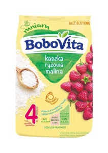 BoboVita Kaszka ryżowa malina po 4 miesiącu 180 g