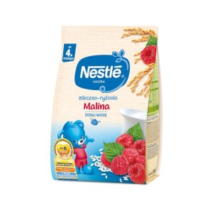 Nestl Kaszka mleczno-ryżowa malina po 4 miesiącu 230 g