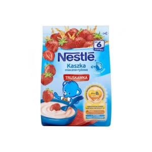 Nestle Kaszka mleczno-ryżowa o smaku truskawkowym po 6 miesiącu 230g