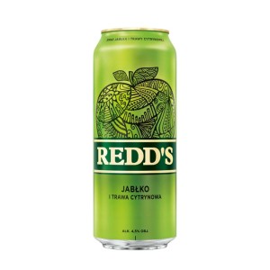 Redd s Piwo smak jabłka i trawy cytrynowej 500 ml