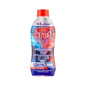 Kret do udrazniania rur podwojna sila 700g.