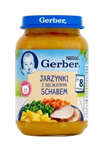 Gerber Jarzynki z delikatnym schabem po 8 miesiącu 190 g