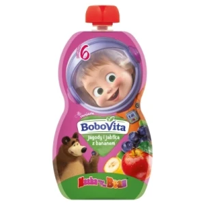 Bobovita seser tubka jagoda jablko od 6mc 100g.