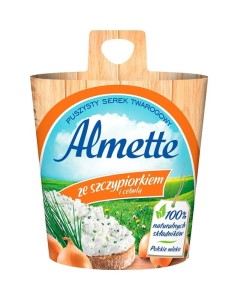 Almette ze szczypiorkiem i cebulą Puszysty serek twarogowy 150 g