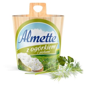 Hochland Serek Almette z ogorkiem i ziolami 150 g