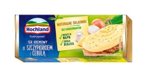 Hochland Ser kremowy ze szczypiorkiem i cebulą 90 g