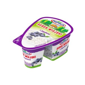 Piątnica Serek wiejski z jagodami 150 g