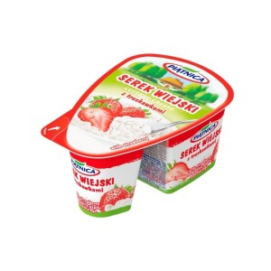 Piątnica Serek wiejski z truskawkami 150 g