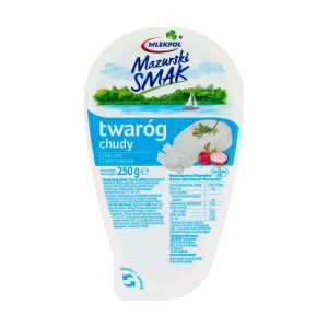Mlekpol Mazurski Smak Twaróg chudy 250 g
