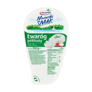 Mlekpol Mazurski Smak Twaróg półtłusty 250 g