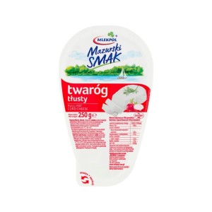 Mlekpol Mazurski Smak Twaróg tłusty 250 g