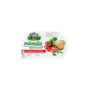 Piątnica Milandia Ogród Smaków Ser twarogowy z mascarpone papryka pomidor i bazylia 150 g