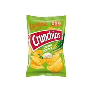 Crunchips Chipsy ziemniaczane o smaku zielona cebulka 140 g