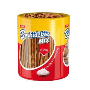 Aksam Beskidzkie Mix paluszki i precelki z solą 300g