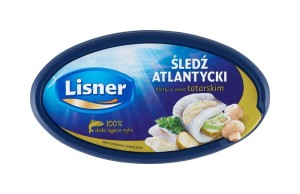 Lisner Filety śledziowe w sosie tatarskim 280 g