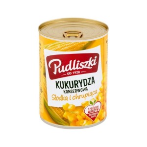 Pudliszki Kukurydza konserwowa 400 g