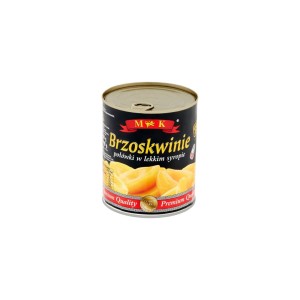 MK Brzoskwinie połówki w lekkim syropie 820 g