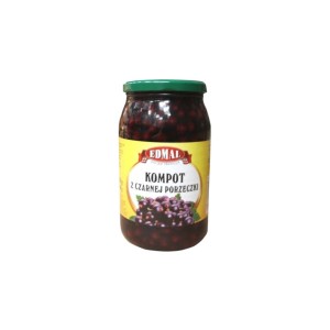 Edmal kompot z czarnej porzeczki 900ml.
