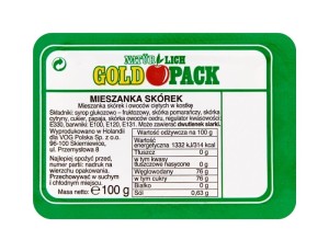 Vog Gold pack mieszanka skorek owocowych 100g.