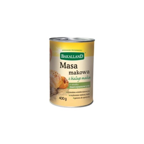 Bakalland Masa makowa z białego maku o smaku marcepanowym 400g.jpg