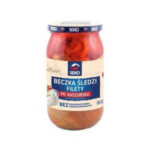 Seko beczka sledzi po kaszubsku 800g.