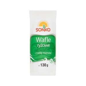 Sonko Wafle ryżowe z solą morską 130g