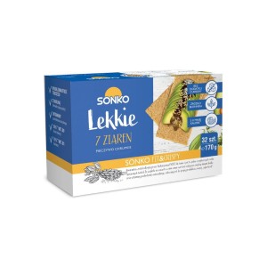 Sonko pieczywo chrupkie lekkie 7 ziaren 170g.