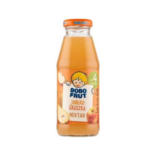 Bobo frut nektar jabłko i gruszka po 4 miesiącu 300 ml.jpg