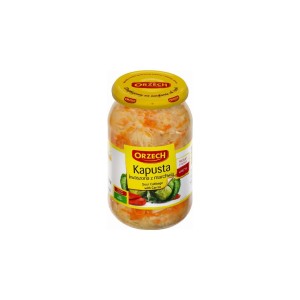 Orzech Kapusta kwaszona z marchewką 900g